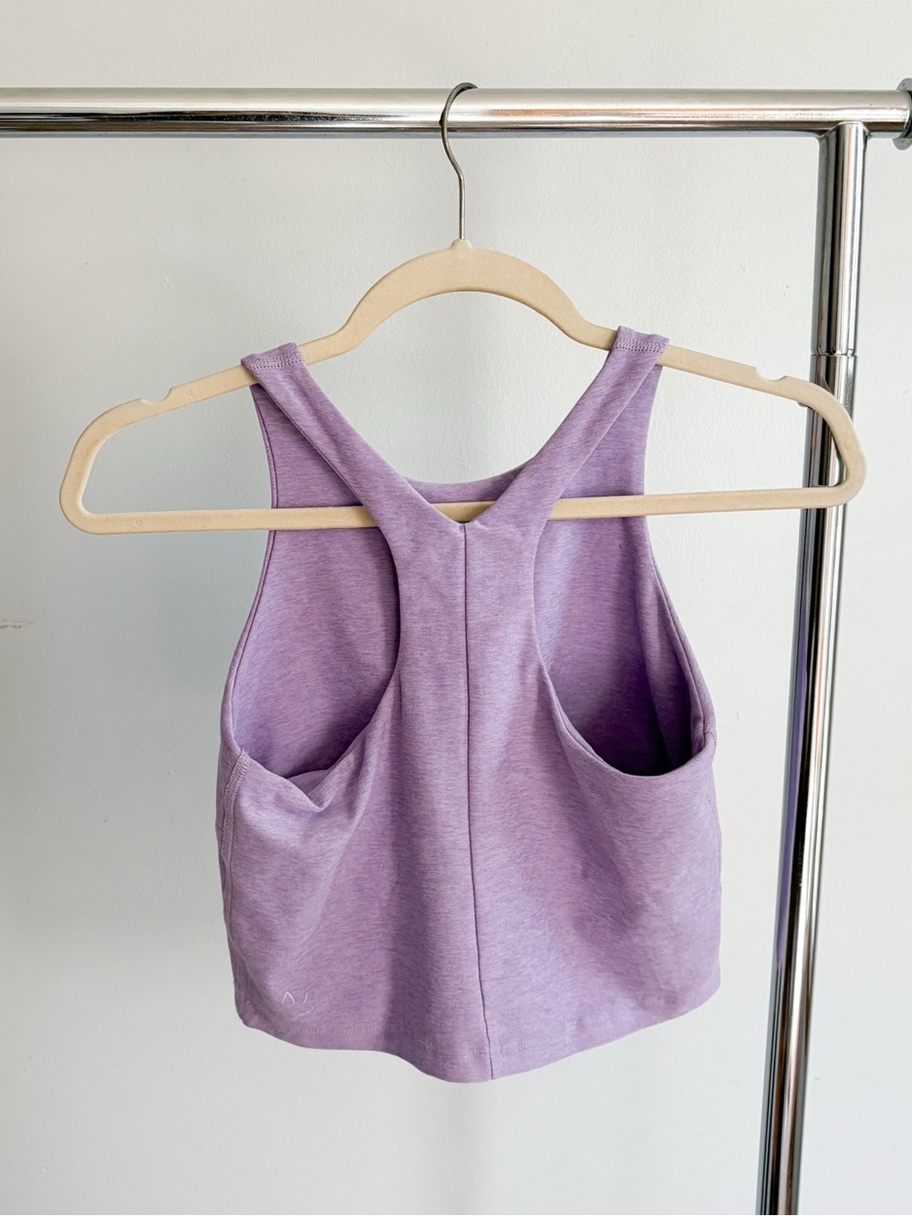 Beyond Yoga Spacedye Focus Cropped Tank Crisp Lavender Heather Medium - Picture 8 of 8